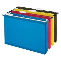 Pendaflex SureHook Reinforced Extra Capacity Hanging File Folders, Letter Size, , 4/Pack (PFX 09213) Assorted Colors Hot