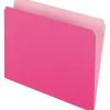Pendaflex Two-Tone File Folder, Straight Cut, Letter Size, Pink, 100/Box (PFX 152 PIN) Best