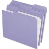 Pendaflex Two-Tone File Folder, 3 Tab, Letter Size, Lavender, 100/Box (PFX R152 1/3 LAV) Online