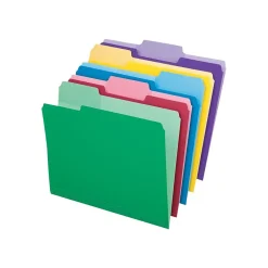 Pendaflex Write And Erase File Folders, 3-Tab, Letter Size, Assorted Colors, 30/Pack (84370) Online