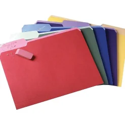 Pendaflex Write And Erase File Folders, 3-Tab, Letter Size, Assorted Colors, 30/Pack (84370) Online