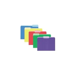 Pendaflex Write And Erase File Folders, 3-Tab, Letter Size, Assorted Colors, 30/Pack (84370) Online