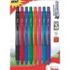 Pentel EnerGel-X RollerGel Retractable Gel Pens, Medium Point, Assorted Ink Colors, 8/Pack (BL107CRBP8M) Hot