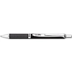 Pentel Alloy Roller Ball Retractable Pen, Medium Point, Black Ink (BL407A) Hot