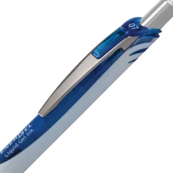 Pentel EnerGel Retractable Gel Pen, Medium Point, Blue Ink, Dozen (BLN77PW-C) Sale