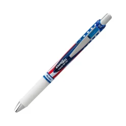 Pentel EnerGel USA Flag Retractable Gel Pen, Medium Point, 0.7mm, Black Ink (BL77USAA-STP) Outlet