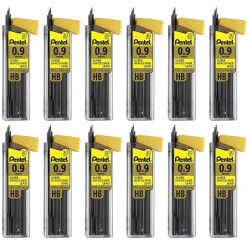 Pentel Lead Refill, 0.9mm, 30/Leads, Dozen (PENC29HB-12) Online