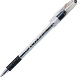 Pentel R.S.V.P. Ballpoint Pen, Fine Point, 0.7 mm, Black Ink, 5/Pk