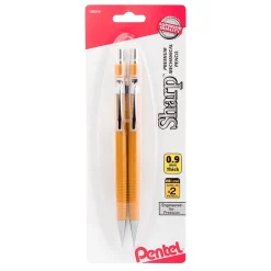 Pentel Sharp Mechanical Pencil, 0.9mm, #2 Medium Lead, 2/Pack (P209BP2-K6) Sale