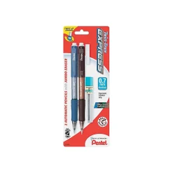 Pentel Twist-Erase EXPRESS Mechanical Pencil, 0.7mm, #2 Medium Lead, 2/Pack (QE417LEBP2) Online