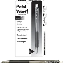 Pentel Wow! Mechanical Pencil, 0.5mm, #2 Medium Lead, Dozen (AL405A)