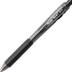 Pentel ® WOW® Retractable Ballpoint Pens Bonus Pack, Medium Point, Black Ink, 36/Pack (BK440ASWUSS) Hot