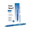 Pentel WOW! Retractable Ballpoint Pens, Medium Point, Blue Ink, 12/Pack (BK440-C) Sale