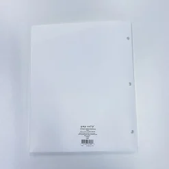 Pep Rally 3-Hole Punched 2-Pocket Presentation Folder, White (61480) New