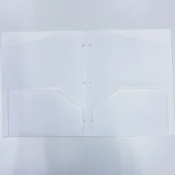 Pep Rally 3-Hole Punched 2-Pocket Presentation Folder, White (61480) New