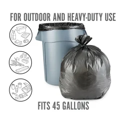 Perk ™ 45 Gallon Kitchen Industrial Trash Bag, 45
