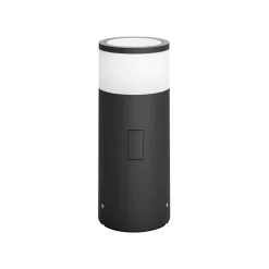 Smart Bulbs<Philips Calla LED Outdoor Bollard Light, Aluminum (802082)