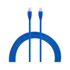 Ethernet Cables<Philips Elite 25' CAT-6 to CAT-6 Cable, Male to Male, Blue (SWN7117A/27)