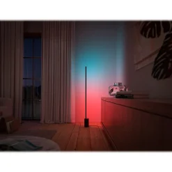 Smart Bulbs<Philips Gradient Signe 57.4" LED Matte Black Floor Lamp with Stick Shade (569103)