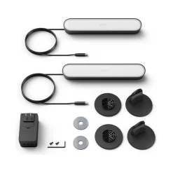 Smart Bulbs<Philips Hue Play Smart 42W Equivalent Light Bar, Black, 2/Pack (7820230U7)