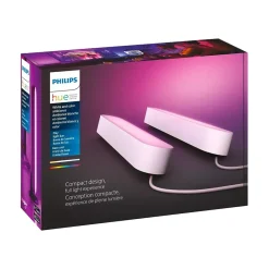 Smart Bulbs<Philips Hue Play Smart 42W Equivalent Light Bar, White, 2/Pack (7820231U7)