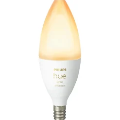 Smart Bulbs<Philips Hue 40W Equivalent B39 LED Smart Bulb, White (573089)