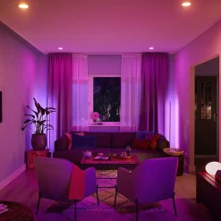 Smart Bulbs<Philips Hue 85W Equivalent E26 LED Smart Bulb, White And Color Ambiance, 2/Pack (578096)