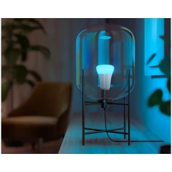 Smart Bulbs<Philips Hue 60W Equivalent E26 LED Smart Bulb, White And Color Ambiance, 3/Pack (562785)