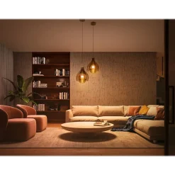 Smart Bulbs<Philips Hue White Light Bulb, A19 2200K-6500K 10.5W E26 (563239)