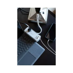 Surge Protectors & Power Strips<Philips 2-Outlet 2-USB Port Surge Protector, 1', Gray/White (SPP2111WA/37)