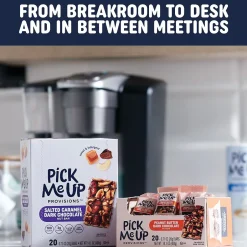 Snacks & Granola Bars<Pick Me Up Provisions™ Gluten Free Peanut Butter Dark Chocolate Nut Bar, 0.7 oz., 20/Box (PM62796)