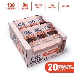 Snacks & Granola Bars<Pick Me Up Provisions™ Gluten Free Peanut Butter Dark Chocolate Nut Bar, 0.7 oz., 20/Box (PM62796)