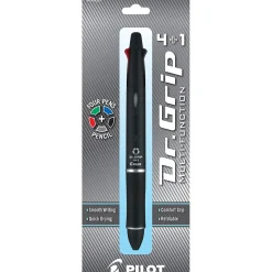 Pilot Dr. Grip 4 + 1 Multi-Function Pen + Pencil, Fine Point, 4 Assorted Inks (36220) Best