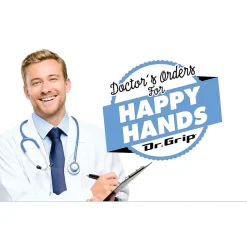 Pilot Dr. Grip Frosted Retractable Ballpoint Pen, Medium Point, Black Ink (36250)