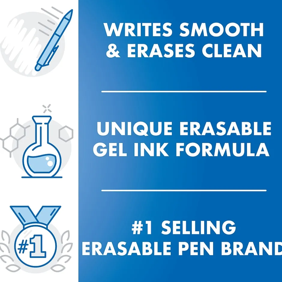 Pilot FriXion Colorsticks Erasable Gel Pens, Fine Point, Assorted Ink, 5/Pack (32443/15145) Best