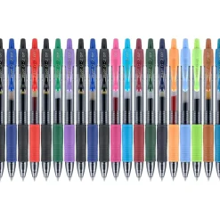 Pilot G2 Retractable Gel Pens, Fine Point, Assorted Ink, 20/Pack (31294) Sale