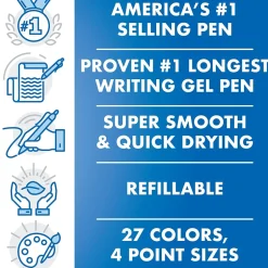 Pilot G2 Retractable Gel Pens, Bold Point, Assorted Ink, 8/Pack (31654) Sale