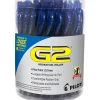 Pilot G2 Retractable Gel Pens, Fine Point, 0.7mm, Blue Ink, 36/Pack (84066) Online