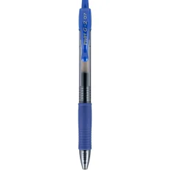 Pilot G2 Retractable Gel Pens, Fine Point, 0.7mm, Blue Ink, 36/Pack (84066) Online