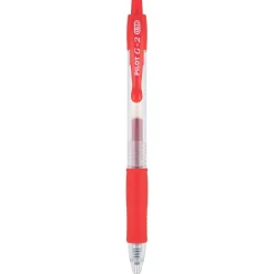 Pilot G2 Retractable Gel Pens, Ultra Fine Point, Red Ink, Dozen (31279) Blue Discount