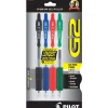 Pilot G2 Retractable Gel Pens, Ultra Fine Point, Assorted Ink, 4/Pack (31276) Outlet