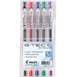 Pilot G-Tec-C Gel Pens, Ultra Fine Point, Assorted Ink, 5/Pack (35480) Best