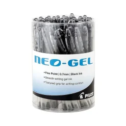 Pilot Neo-Gel Gel Pens, Fine Point, Ink, 48/Pack (84071) Black New