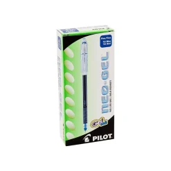 Pilot Neo-Gel Gel Pens, Fine Point, Blue Ink, Dozen (14002) Online