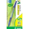Pilot Precise V5 BeGreen Rollerball Pens, Extra Fine Point, Blue Ink, Dozen (26301) New