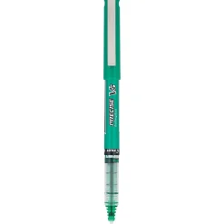 Pilot Precise V5 Rollerball Pens, Extra Fine Point, Green Ink, Dozen (25104)