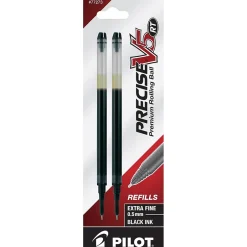 Pilot Precise V5 RT Rollerball Pen Refill, Extra Fine Tip, Black Ink, 2/Pack (77273) Sale
