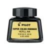 Pilot Super Color Permanent Marker Bottled Ink Refill, Black Ink (43500) New