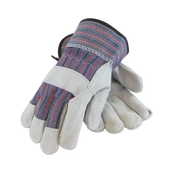 Work Gloves<PIP Economy Grade Split Cowhide Leather Palm Glove, Large (84-7532/L)