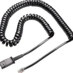 Poly Plantronics U10 Amplifier Cord for Cisco IP Phones, Black (85R38AA)* Headsets